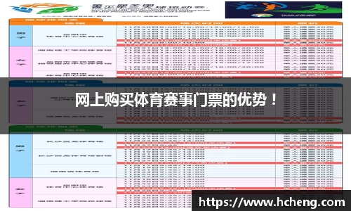 网上购买体育赛事门票的优势 !